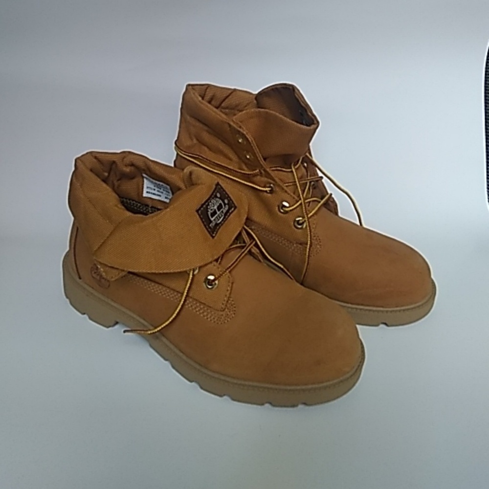 Timberland Roll Top Tan Boots
